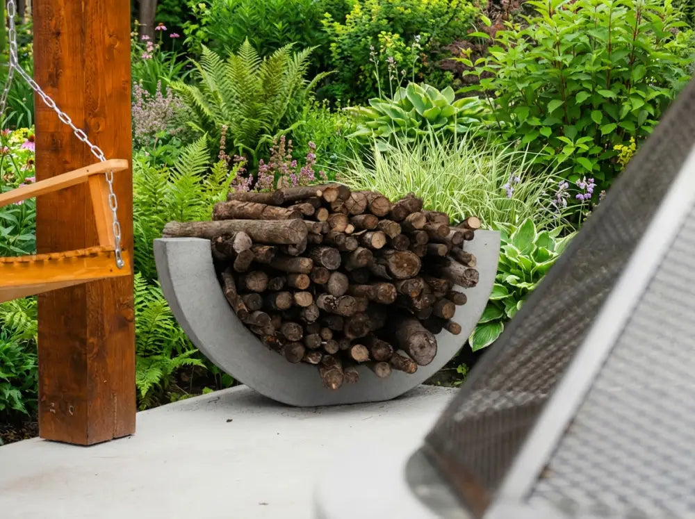 Demi-Lune Béton naturel