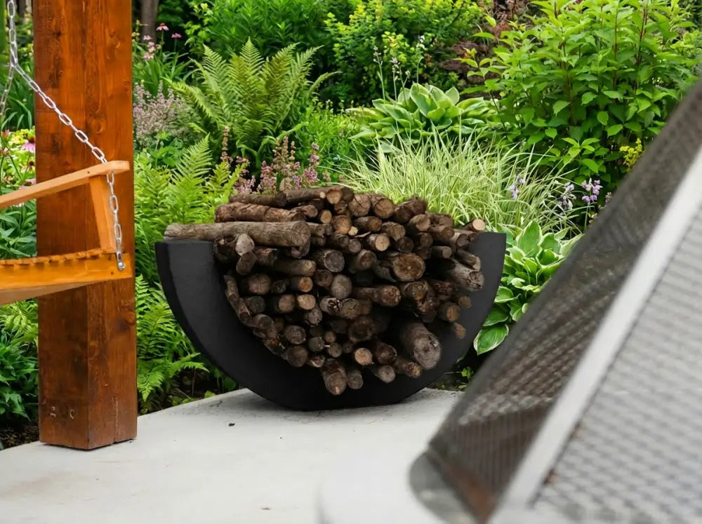 Demi-Lune Noir minéral